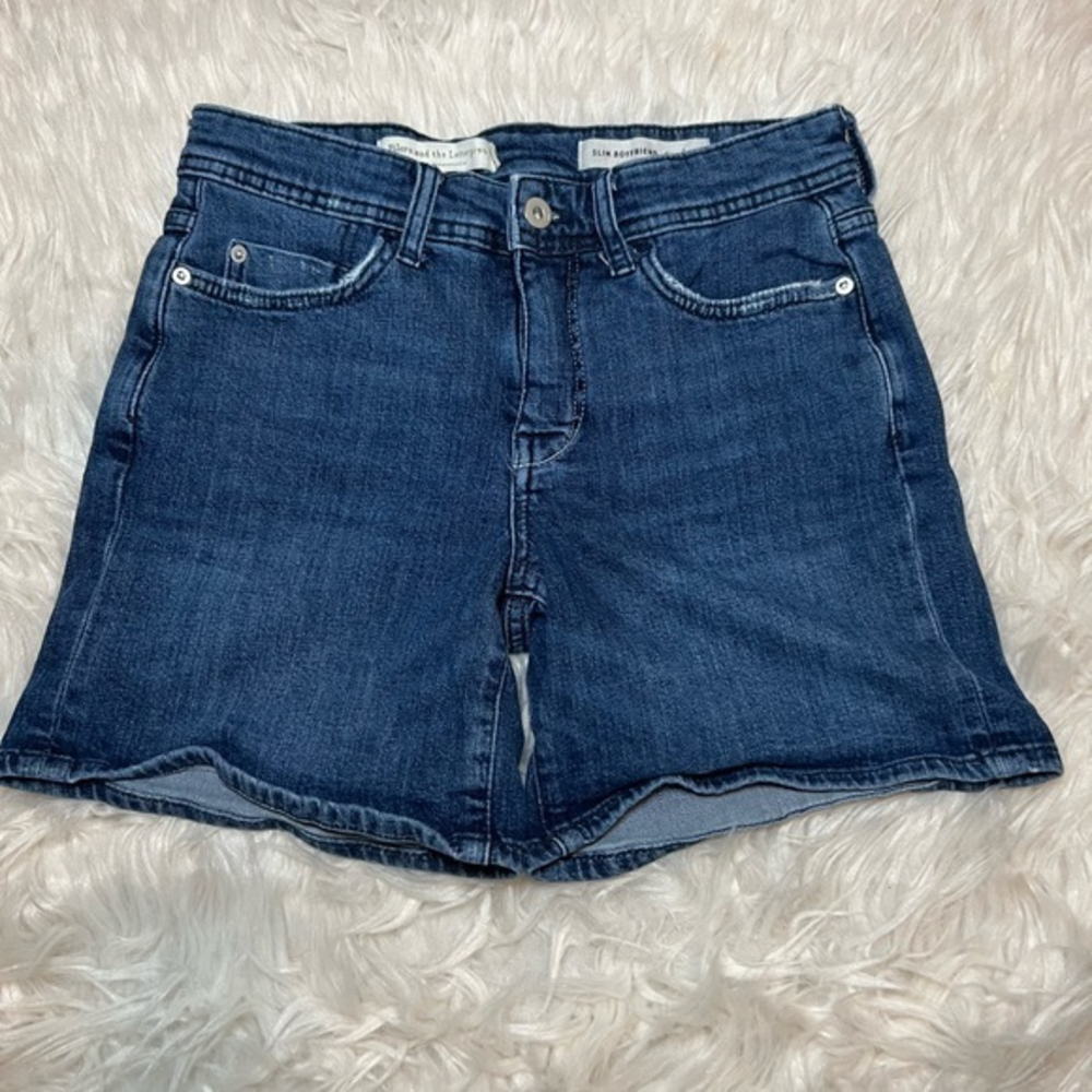 Anthropologie‎ Pilcro and the Letterpress Slim Boyfriend Size 27 Jean Shorts